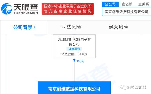 創維RGB于南京成立數據科技公司，拓展稅務與信息系統集成服務